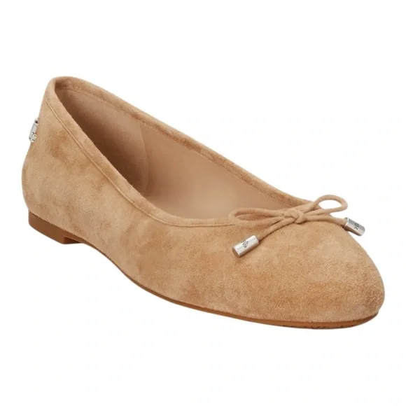 Ralph Lauren | Jayna Suede Flat - Picture 2 of 4